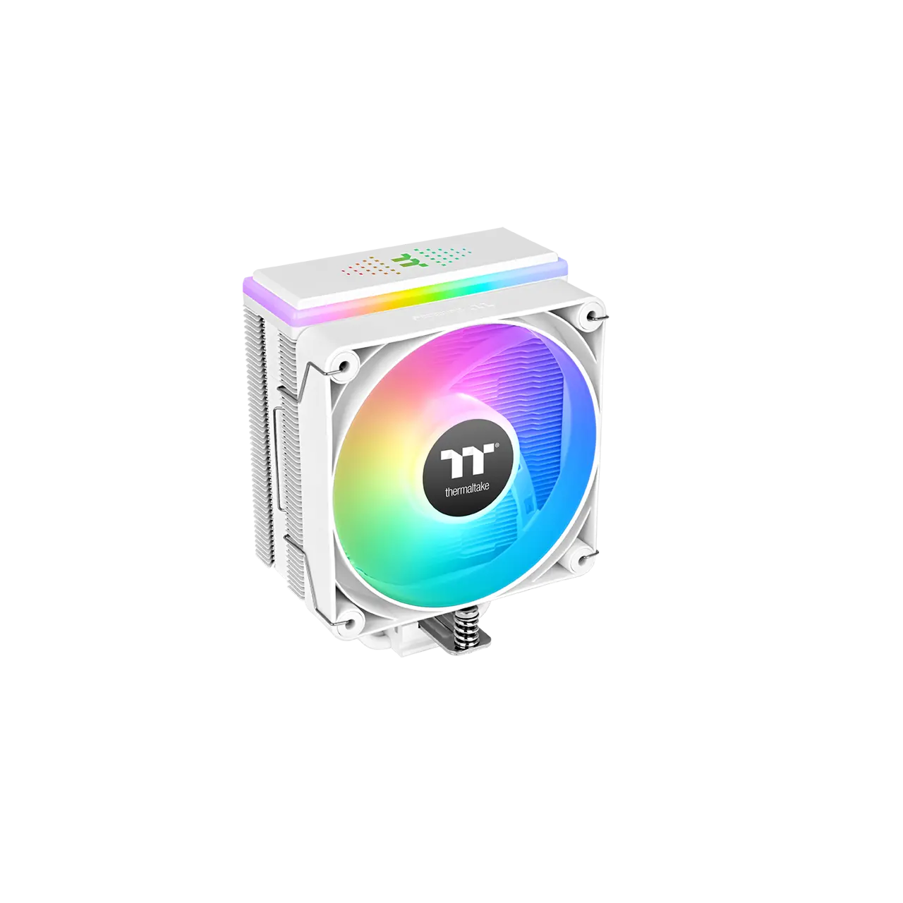 Thermaltake ASTRIA 200 ARGB CPU Cooler; 4 Copper Heat Pipes; 120mm PWM Fan; 500~1800RPM; Single Tower; Intel/AMD; 210W TDP; White; CL-P137-AL12SW-A