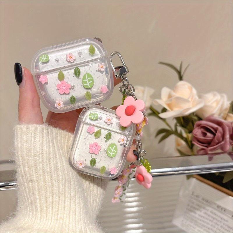 Epoxy Summer Flower Earphone Protective Case for AirPods Pro 1 2 or AirPods 1 2 3 4