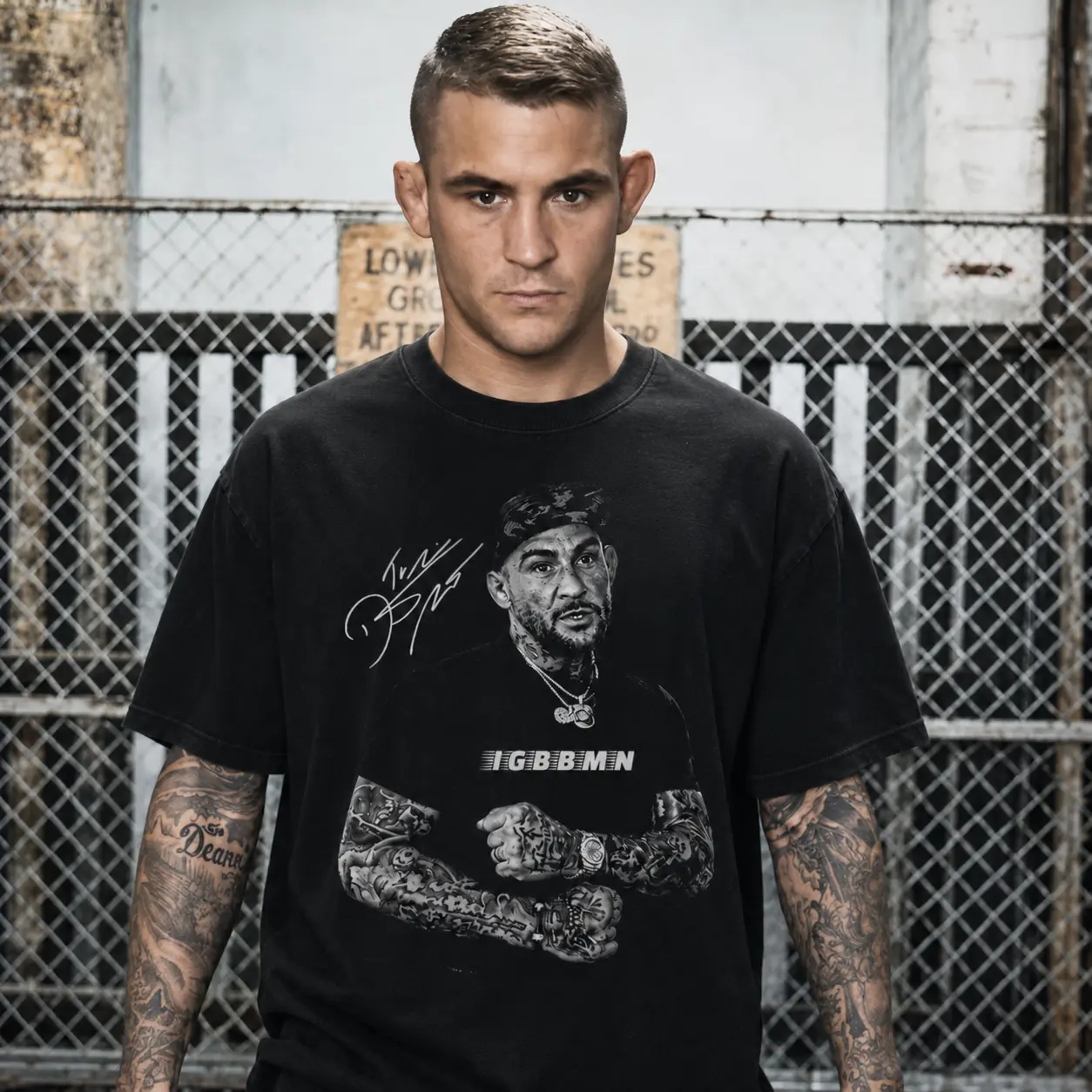 Dustin Poirier Graphic Tee, The Diamond UFC MMA Fight Fan Shirt, IGBBMN Fighter Tribute T Shirt for Men