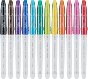 PILOT Pen 44155 FriXion Colors Erasable Marker Pens, Bold Point, Assorted Color Inks, 12-Pack