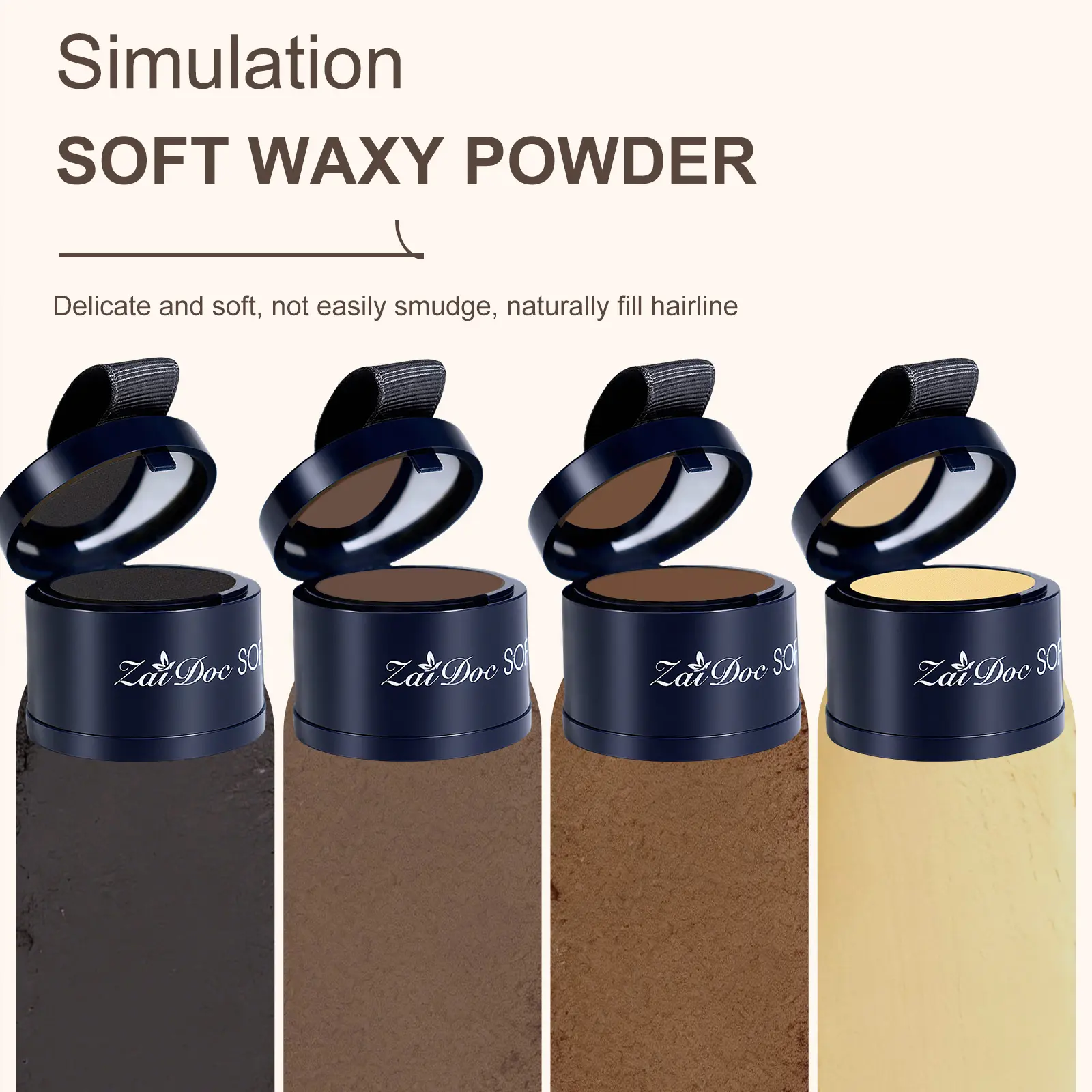 SOFT Hairline Powder - Highlight Brown & Honey Blonde | Thinning Hair & Gray Coverage | Lightweight Natural Look-Buy 1 get 1 free scrub bar