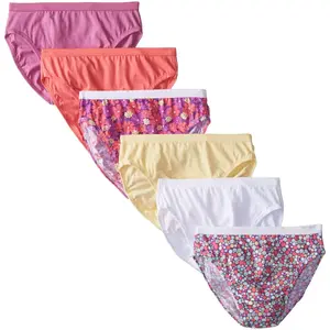 FRUIT OF THE LOOM Women's Cotton Hi-Cut Panties, 6-Pack