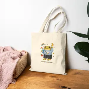 Have A Nice Day Frog Tote Bag