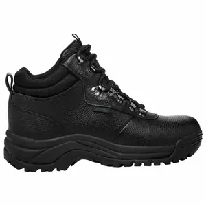 Propet Mens Cliff Walker Round Toe Hiking Casual Boots Ankle - Black