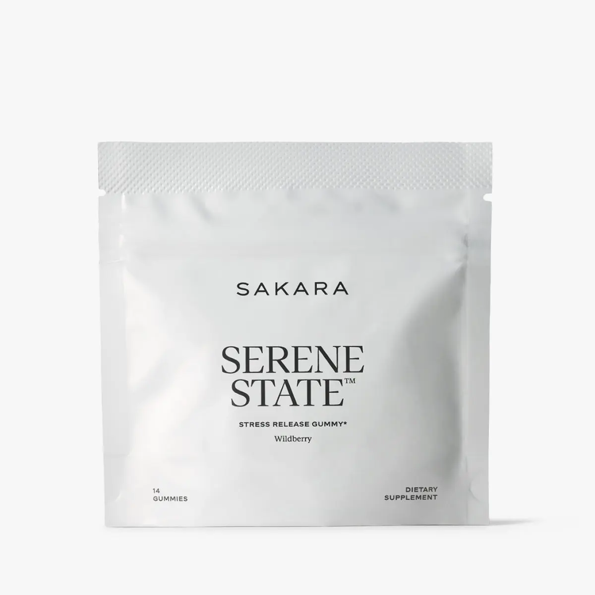 Sakara Serene State Stress Release Gummy | Wildberry Stress Relief with Zembrin, L-Theanine & Phosphatidylserine for Focus, Clarity & Nervous System Support