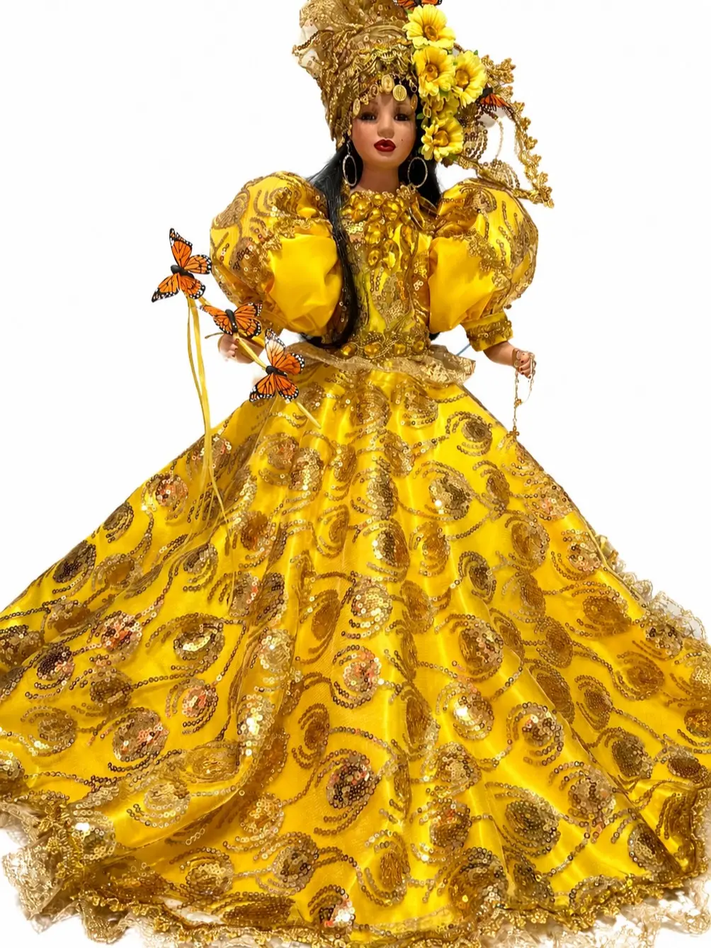 26" Large Spiritual Porcelain Doll - Santeria Yoruba Religious Traditional