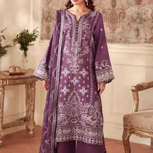 Raw-silk Embroidered Suit
