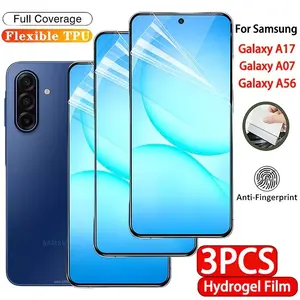 3 PCS Screen Protector Protective Suitable For Samsung Galaxy A17 A07 A56 A36 A26 A16，Suitable For Samsung Galaxy A06 A55 A15 A35 A25 Hydrogel Film Auto Repair Anti-scratch Fingerprint Resistant Touch Sensitive
