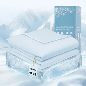 【Summervibes】Downluxe Instant Cooling Blanket - Arc-Chill Q-Max >0.45 Cooling Technology for Hot Sleepers, Lightweight Breathable Summer Bedding for Deep Sleep & Night Sweats