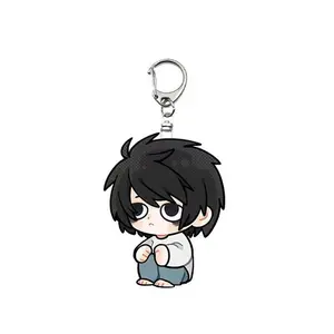 6CM Charm Anime Death Note Acrylic Keychain Model Cosplay Characters Ornament Accessories Goods Collection Gifts