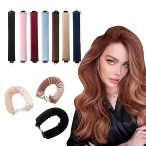 3 Pcs Hair Rollers Set, Satin Heatless Curling Kit, High Resilience Rubber, Soft & Durable, Perfect for Sleeping, Home Use, Heatless Hair Curlers，Kim Kardashian bun