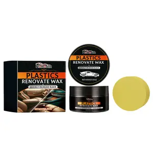 Homonth Car Leather Renovation Cream – for Leather & Plastic, Rejuvenates Faded Surfaces, Restores Shine & Color