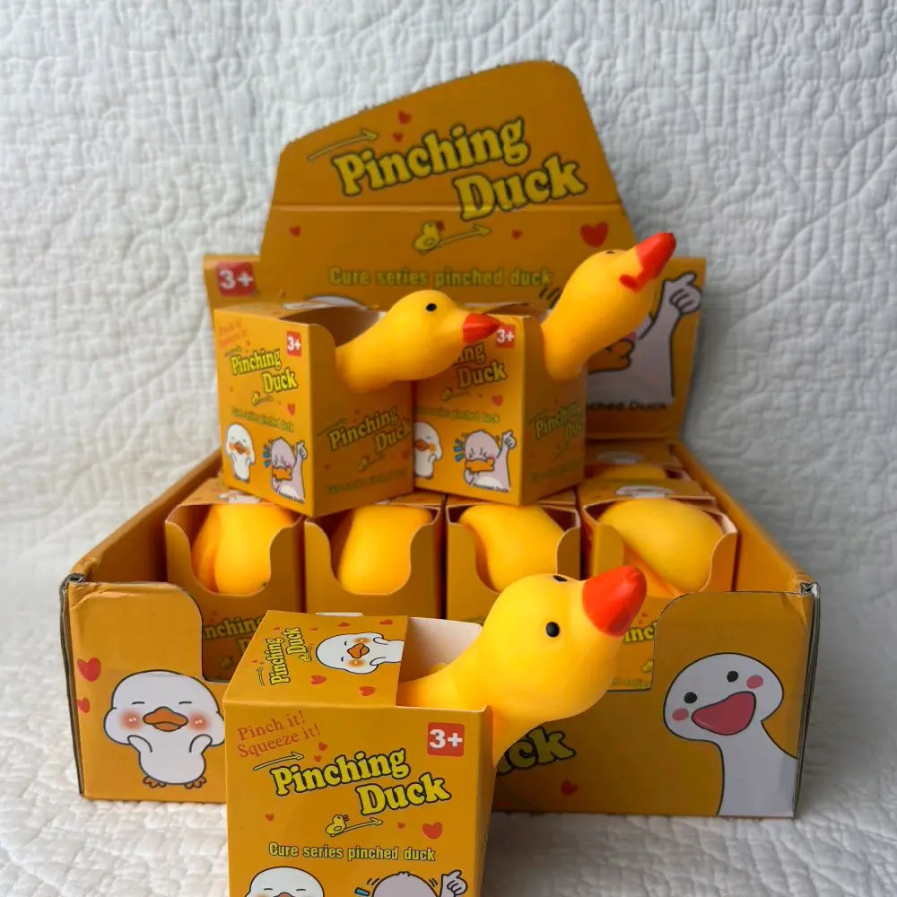 Pinching Duck Squishy Toy, Anxiety Relief Fidget Toy for Stress Reduction
