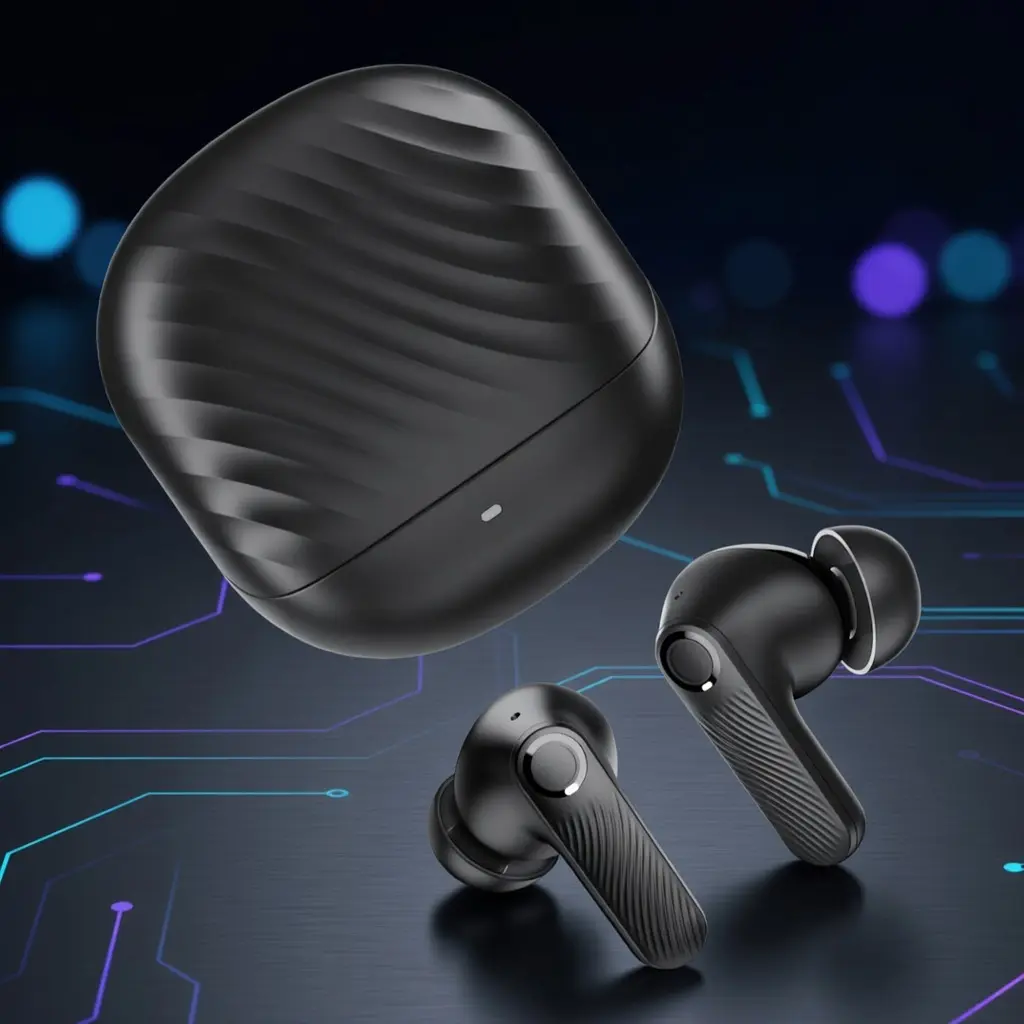 2026-NEW Bluetooth 5.4 Wireless Earbuds Active Noise Cancelling 100H Battery Life 4-Mic Clear Calls IPX5 Waterproof Compatible with Android iOS