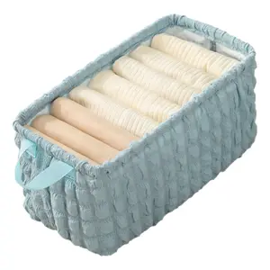 Underwear Storage Box Foldable Basket Bedroom Underwear Organizer