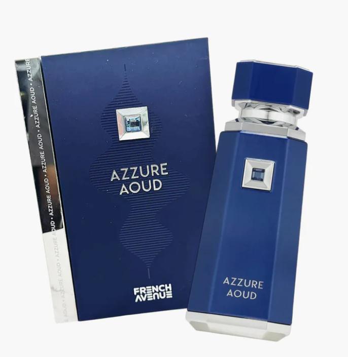 Azzure Oud French Avenue Eau de Parfum for Men 100ml (3.4oz) | Luxurious Oriental Fragrance with Bold Oud Twist