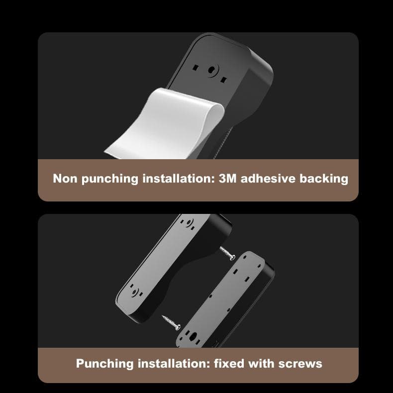 2026 Upgraded New X6-F Wireless Doorbell Camera, Rechargeable Visual Doorbell, No App, No Monthly Fees,Home Security Doorbell with Night Vision, Safety Intercom for Privacy, Alarm, Sensor,waterproof