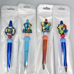 Autism Awareness Beaded Pen