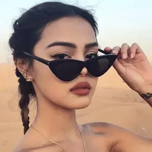 Retro Triangle Cat Eye Sunglasses Anti Glare For Women & Men Sunshades Party Beach Travel Stylish Shades
