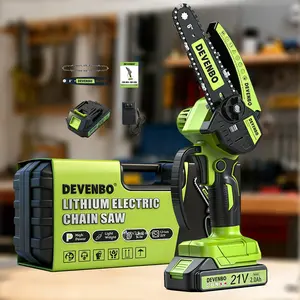 DEVENBO 1-Battery-plastic box Electric Chainsaw