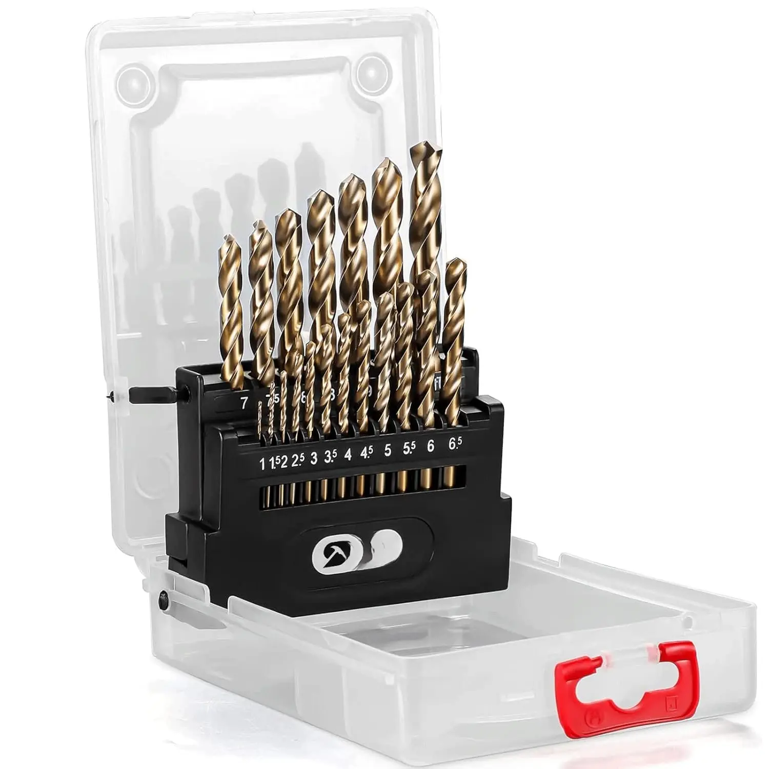 M35 5% Cobalt Metric Drill Bits Set (1mm-10mm/19pcs), Straight Shank ...