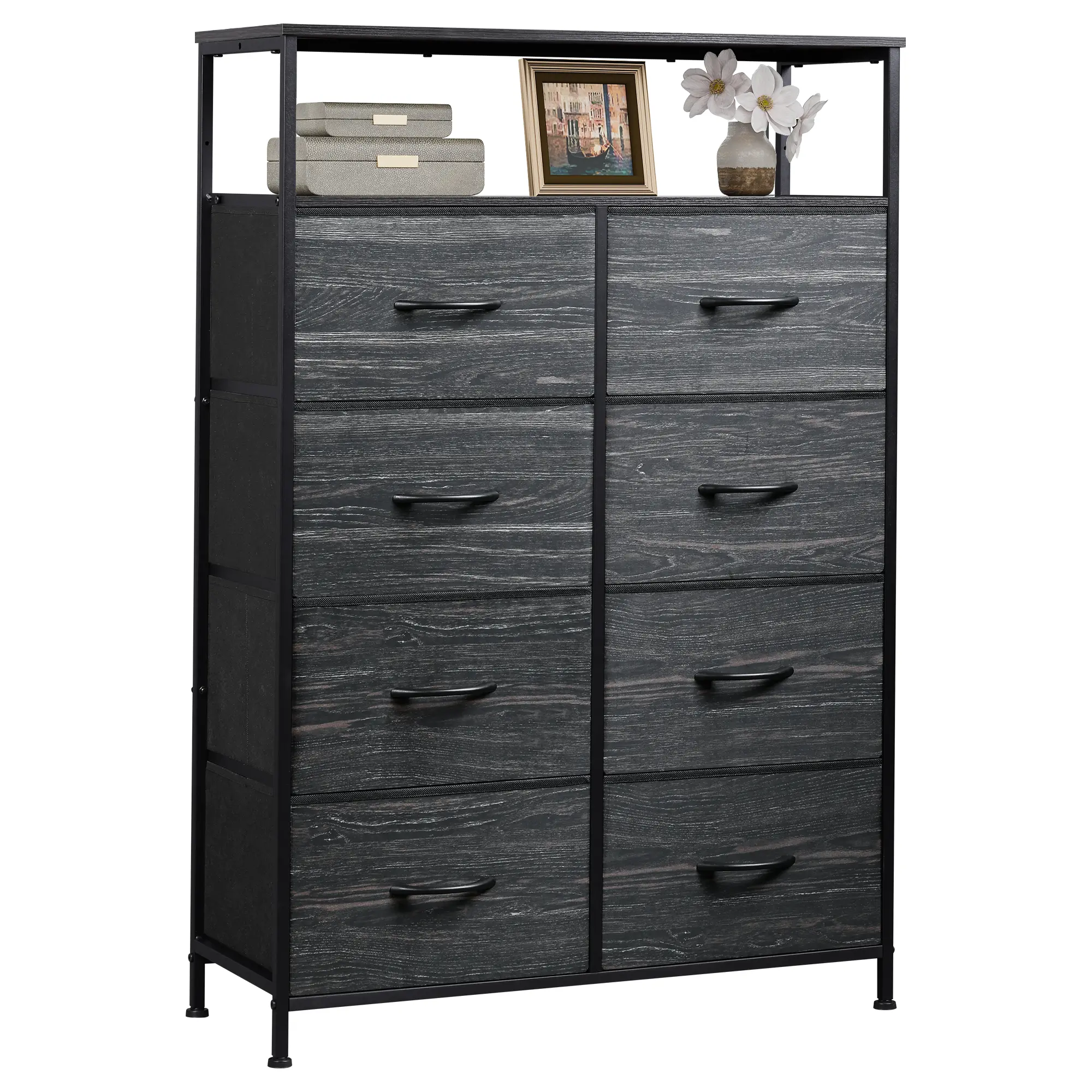 Charcoal Black Wood Grain 