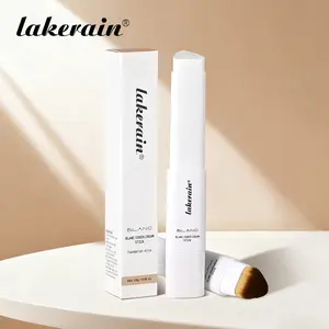 Longlasting Matte Blanc Cover Cream Stick, Color-Changing Foundation Stick, Concealer, Longwear Concealer, Self-Adjusting Color, Medium to Full Coverage Dewy Finish, No Greasy, Lightweight and Smooth Blending, Dual-Ended with Brush, Cosmetics