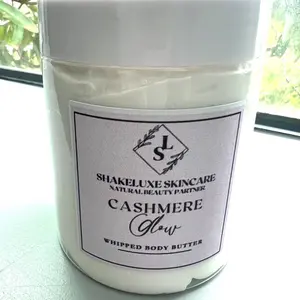 Cashmere Glow Body Moisturizer - Natural Body Butter in Whipped Cream for Comfort and Moisture