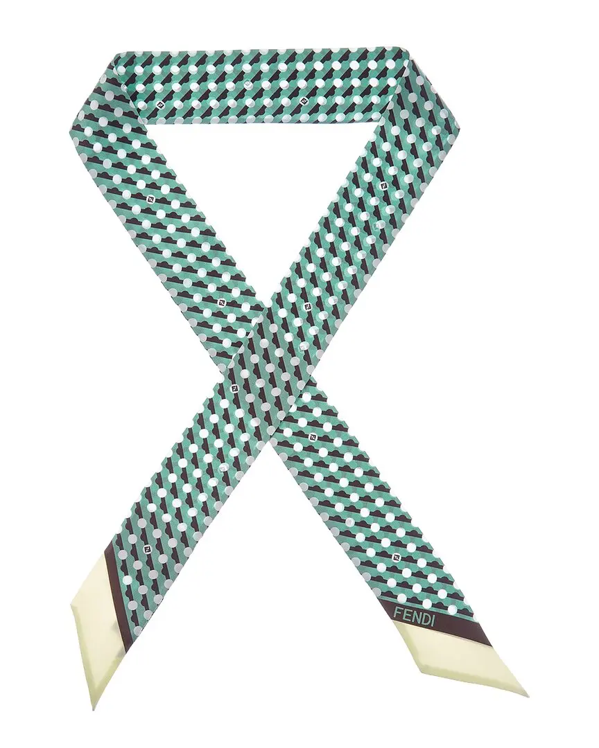 FENDI Wrappy Silk Scarf