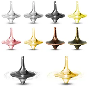 Hot Mini Metal Gyro Spinning Top – Alloy Desk Fidget Spinner, Creative Stress Relief Toy for Adults & Kids, Anxiety ADHD Relief Gift