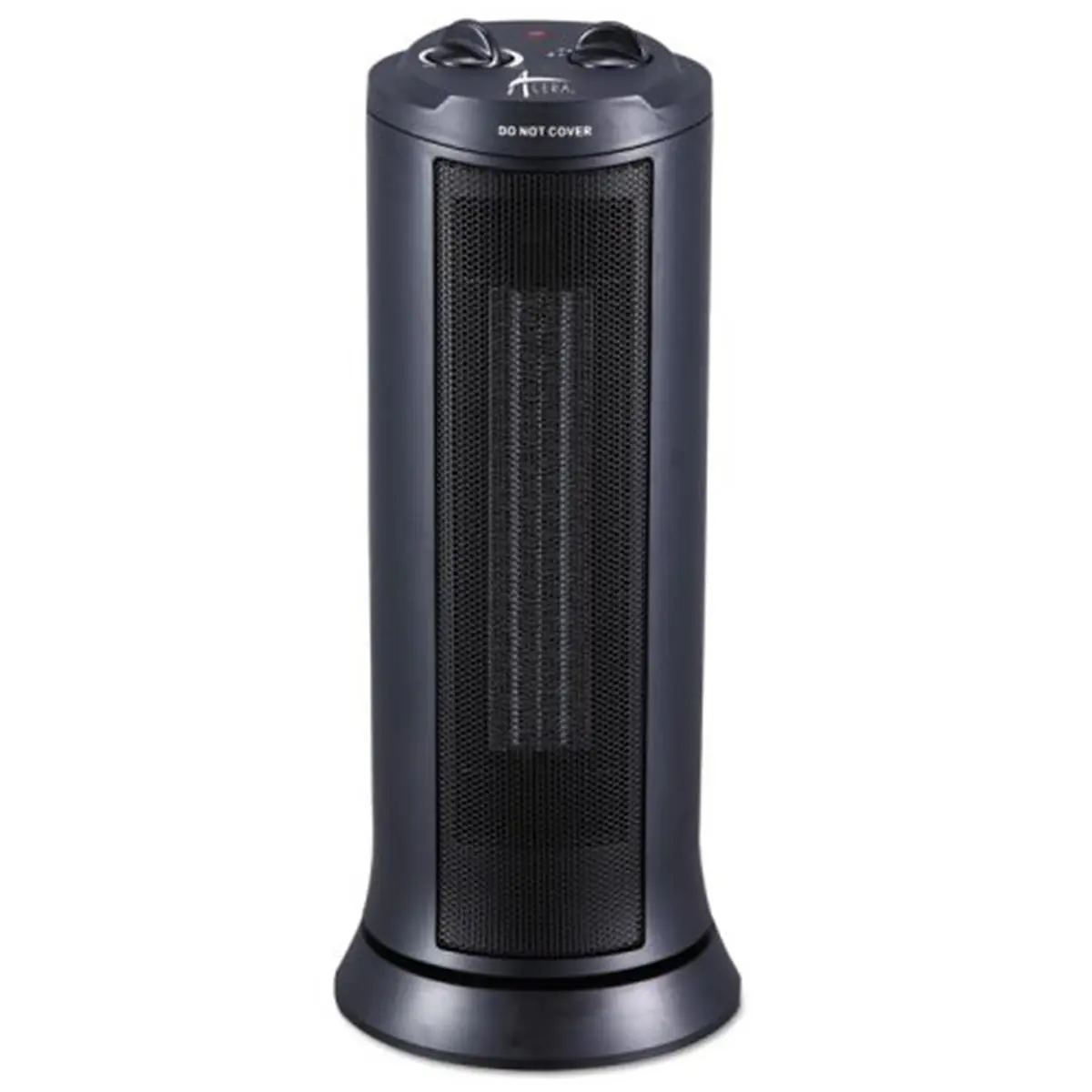 Alera ALEHECT17 17.37 x 7.37 x 7.37 in. Mini Tower Ceramic Heater - Black