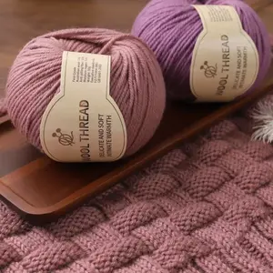 10pcs Charm Elf Wool Yarn, 290 Type Medium Coarse Alpaca Wool Thread, High-Quality Colorful Knitting Material, DIY Sweater Scarf Hat, Handmade Crafts