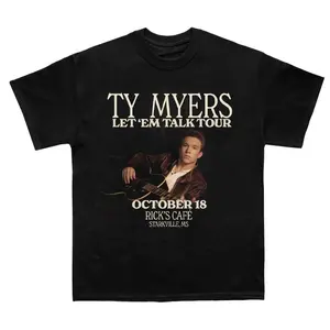 Ty Myers Let 'Em Talk Tour Unisex T-Shirt HAH10310