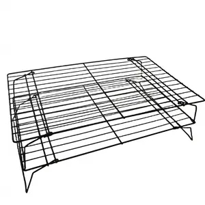 2/3Pcs Foldable & Stackable Cooling Racks for Baking, Perfect for Cookies, Bread, Pastries, Baking Tools, Kitchen Gadgets & Accessories