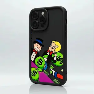 R-richie R-rich Cartoon Dollar Alec Monopoly Man Phone Cases for iPhone 17/16/15/14/13/12/11 ProMax Plus for Samsung phones,an excellent gift for friend or fans.