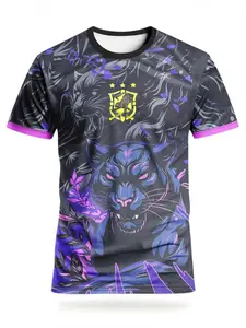 2025 Brazilian football jersey city edition summer quick-drying football training short-sleeved T-shirt breathable men's casual shirt Soccer Shirt