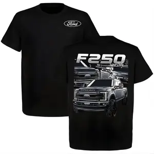 Ford F-250 Super Duty Truck Graphic T-Shirt, Heavy Duty Pickup Automotive Tee