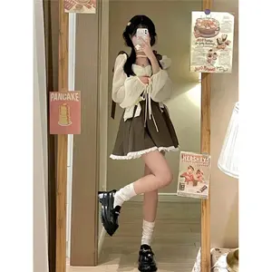 Women's Sweet Japanese Design Bow Skirt