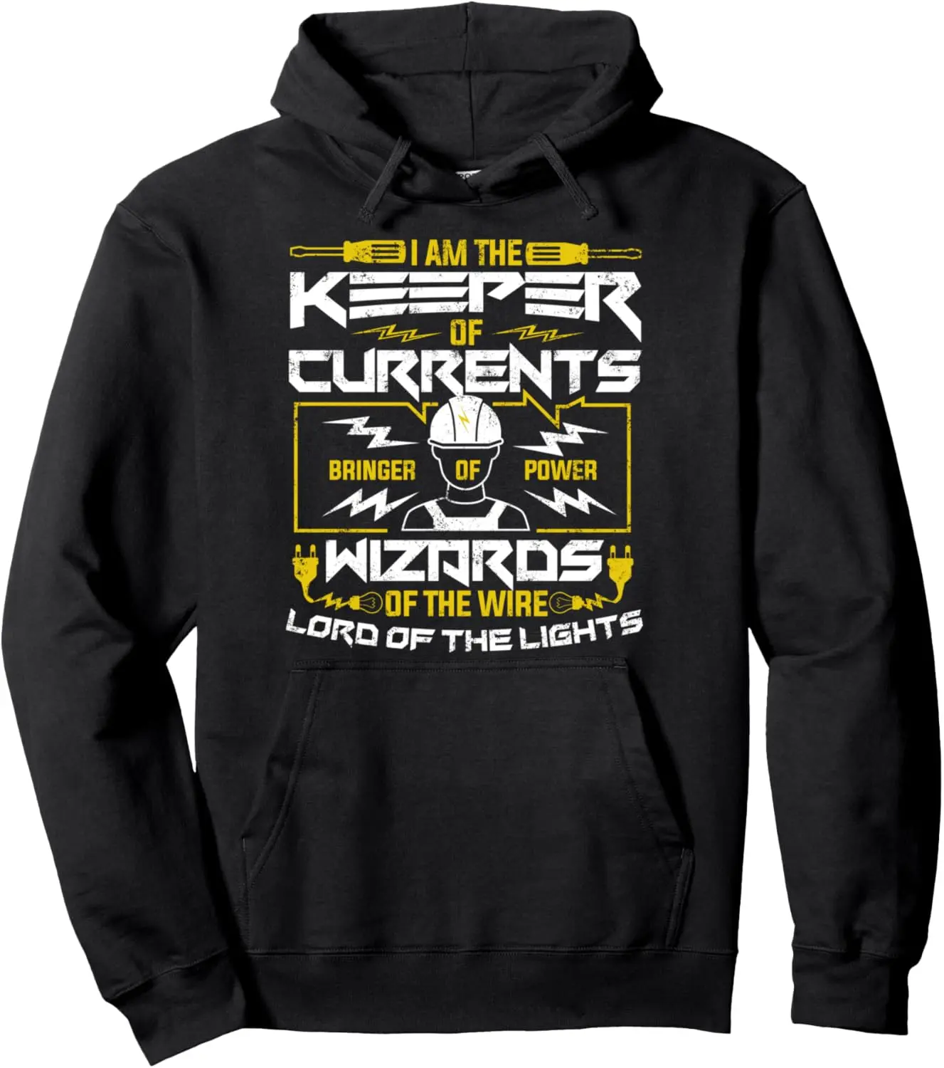 Electrician Lineman Electrical Technician For Men Pullover Hoodie