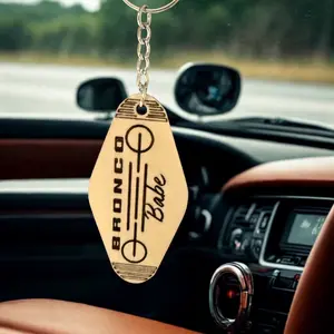 Bronco Babe Keychain - Unique Design for Car Enthusiasts, Perfect for Keychains and Accessories