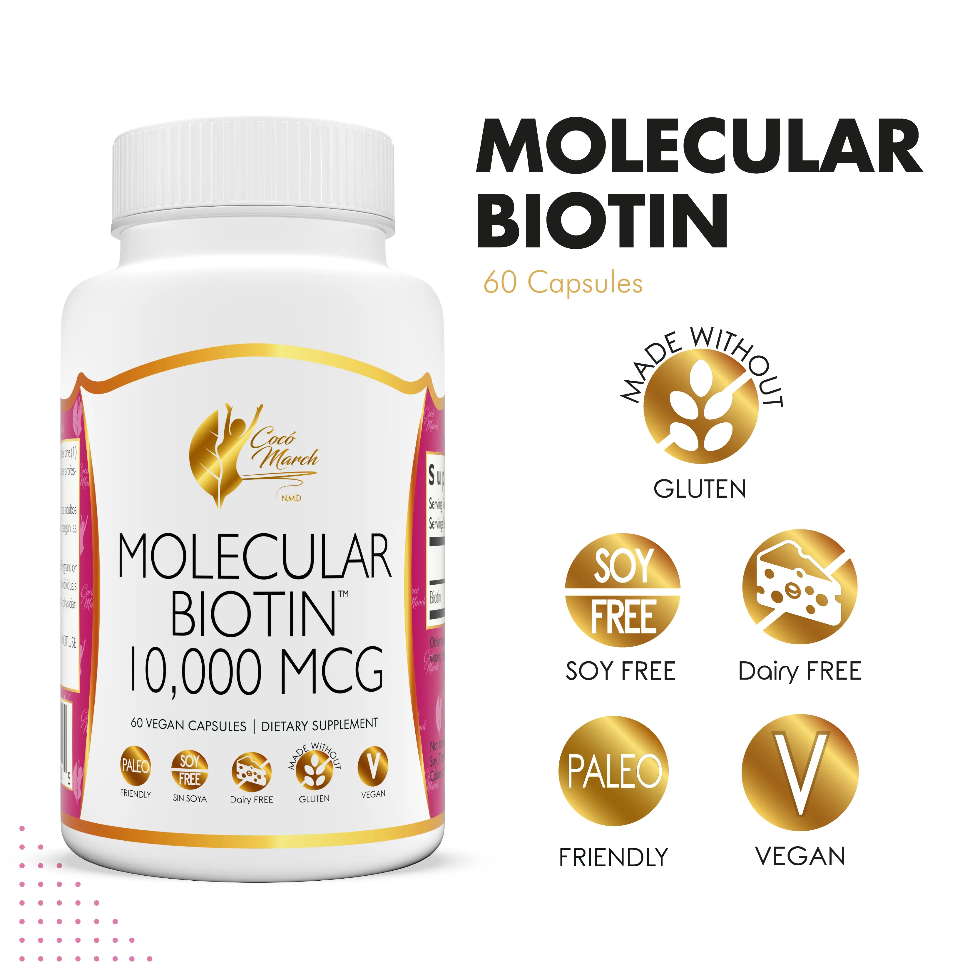 molecular glutathione coco march 3 Bottles of Coco March N.M.D Molecular Biotin Wellness Supplement, Dietary Supplement to Support Healthy Skin, Growth of Hair and Nails - 60 Capsules molecular glutathione coco march 3 Bottles of Coco March N.M.D Molecular Biotin Wellness Supplement, Dietary Supplement to Support Healthy Skin, Growth of Hair and Nails - 60 Capsules