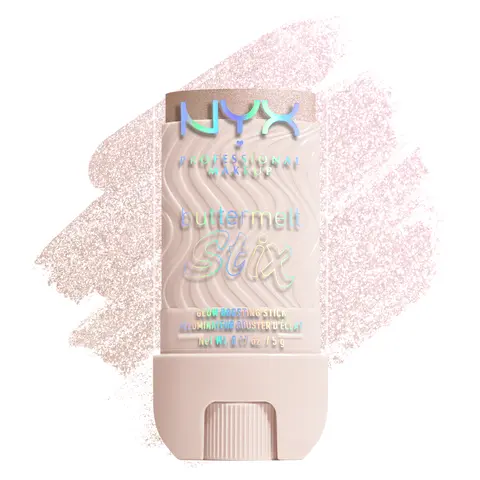 Buttermelt Glow Boosting Highlighter Stix, Buttery Smooth Stick, 7 Artistry Shades for Radiant Look, NYX Professional Makeup