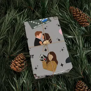 Twilight Wrapping Paper Hoa Hoa Hoa Edward Cullen Christmas Twilight Merch Twilight Gift Twilight New Moon Titsoak Bella Swan Jacob Black