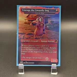 Norin the Wary - Courage the Cowardly Dog Custom MTG Card Fan-Made Artwork Standard MTG Size Perfect for Commander Cube & Casual Play