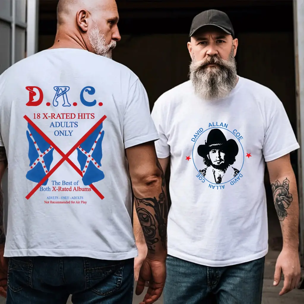David Allan Coe Shirt, Outlaw Country Music Tee, Longhaired Redneck Vintage Shirt, Unisex Graphic Tee, Country Legend Tee