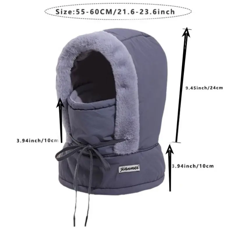 New Balaclava Cold Weather Windproof Ski Visor Winter Breathable Thermal Face Mask Neck Warmer Scarf Helmet Hood Cycling Neck