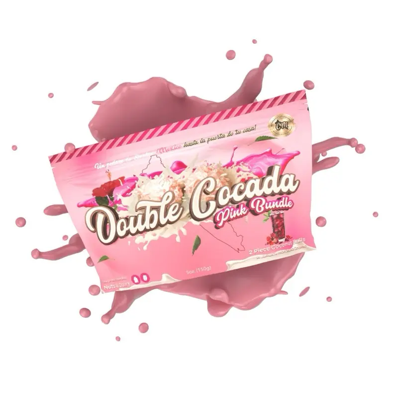 Double cocada pink bundle Jamaica cream crema de Jamaica Double cocada pink bundle Jamaica cream crema de Jamaica