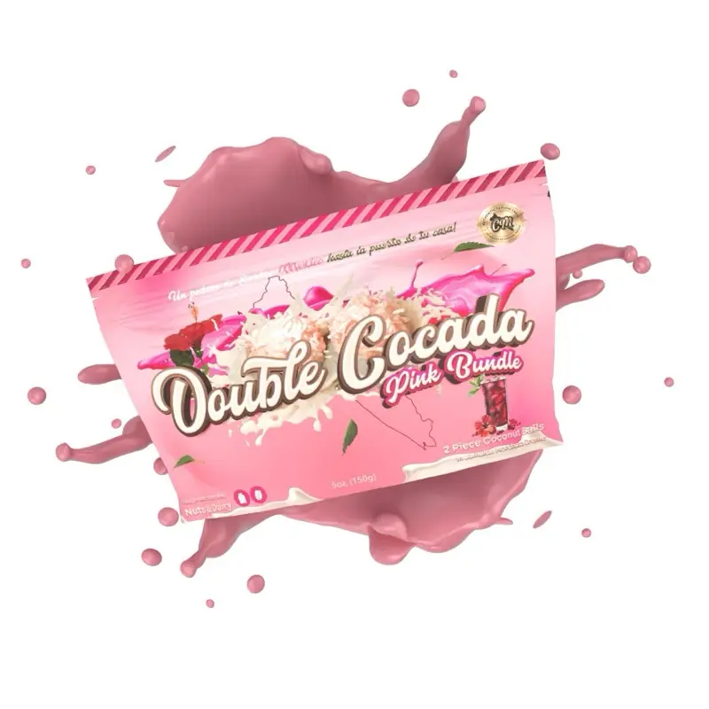 Double cocada pink bundle Jamaica cream crema de Jamaica