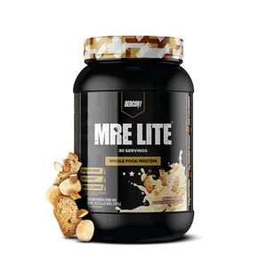 Redcon1 MRE Lite - Whole Food Protein - Low Calorie Meal Replacement - Whey Free (30 Servings)