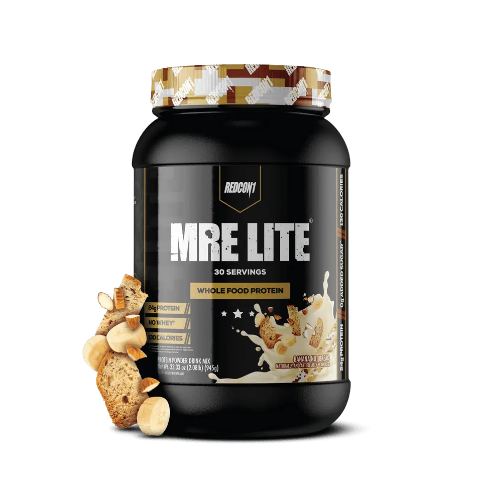 Redcon1 MRE Lite - Whole Food Protein - Low Calorie Meal Replacement - Whey Free (30 Servings)